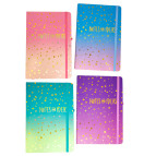 Блокнот А5 80л. Лидер 3783-17L Notes and Ideas с резинкой