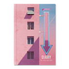 Ежедневник 9,5*13,5см недатированный Бриск 3В-15 Декор №4433-5 Окна