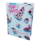 Ежедневник 9,5*13,5см недатированный Бриск 3В-15 Декор №4433-7 Яркие цветы