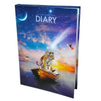 Ежедневник А5 (14,2*20,3см) недатированный Бриск 3В-43 Декор №4434-8 Дикая прогулка 59318