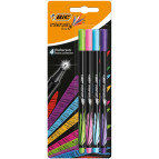 Ручки капиллярные Линер Bic INTENSITY FINE 4шт 942076