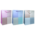 Пакет подарочный бумажный 33*25,5*12,5см SD-331-M Shred Square в ассортименте