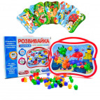 Игра DankoToys Maximus Мозайка Розвивайка 77эл. + 10 картинок 5423