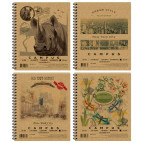 Тетрадь на спирали А5 144л. Офорт Campus Kraft 3 раздела KR5144