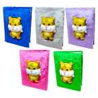 Блокнот со Сквиш Тигренок А5 80л Пушистый, мех, ассорти СК-М-004т