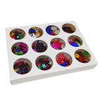 Блестки набор Лидер 12 шт. в пластиковом футляре №984-12В