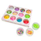 Блестки набор Лидер 12 шт. в пластиковом футляре №3007