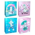 Пакет подарочный бумажный Flowers 26*32*10см №2326L