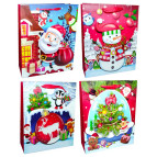 Пакет подарочный бумажный HP 26*32*10см Новогодний HP-1194M