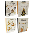 Пакет подарочный бумажный HP 30*40*12см Новогодний HP-8382L