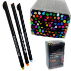 Ручки капиллярные Josef Otten Линер набор 100шт Fineliner 0,4мм №9772-100