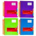 Тетрадь на спирали А5 200л. пластиковая обложка 5 разделов Camis AL812