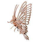 Деревянная сборная 3D модель WoodCraft Бабочка (24*12,4*20,5см) G-E022