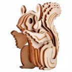 Деревянная сборная 3D модель WoodCraft Белка (9,5*4,8*11см) ZP03