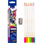 Карандаши цветные 6цв. Marco Chroma неоновые с точилкой 1032-6CB