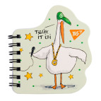 Блокнот на спирали А7 24л. Yes Гусь-2 681813