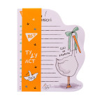 Бумага для заметок 20*13см 52л. Yes 170292 Гусь, планшет с магнитом