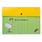 Папка-конверт А4 с кнопкой Yes Гусь 491936