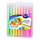 Фломастеры 18цв. Tongdi 2699-18 наконечник кисть