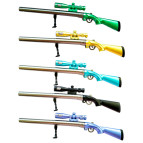 Ручка гелевая с насадкой Ружьё с фонариком ассорти, синяя №1109-2