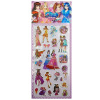 Наклейки детские 24*10см Happy Принцессы SK-030