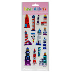 Наклейки детские 28*10см MocMoc Маяки SD-C004