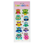 Наклейки детские 28*10см MocMoc Совы SD-C011