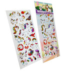 Наклейки детские 28,6*11см Flash3D Единороги HK88-032