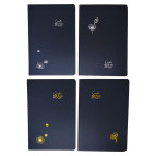 Блокнот А5 32л. Лидер черные страницы А5-09С