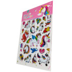 Наклейки детские 24,5*16,5см Happy Единороги CYC-035