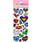 Наклейки детские 28*10см MocMoc Сердца SD-C015