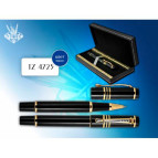 Ручка роллерная Tukzar Tz-4725 Металлическая в кожаном футляре