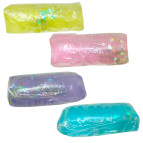 Игрушка антистрес Скользун с блестками внутри 5*13см в ассортименте