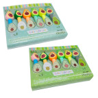 Маркеры текстовые набор 6шт./12цв. Оопт Авокадо HLL-065