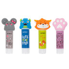 Клей-карандаш 8гр Kite с фигурным колпачком, ассорти K22-131