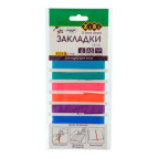 Закладки для книг ленточные ZiBi 6шт Neon, ассорти ZB.9102
