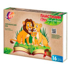Пластилин 16цв. ЛУЧ Зоо Мини 29С 1723-08