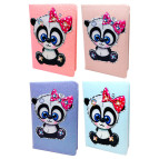 Блокнот А5 80л. Лидер в клетку №5728-5 Панда