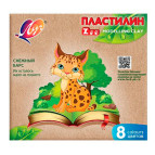 Пластилин 8цв. ЛУЧ Зоо Мини 29С 1720-08