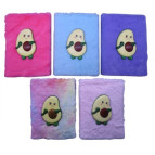 Блокнот со Сквиш Авокадо А5 80л Пушистый, мех, ассорти СК-М-003