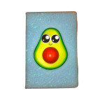 Блокнот со Сквиш Авокадо А5 80л, ассорти 508-5