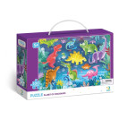 Пазлы dodo 100 элементов Планета динозавров 46*64см 300403