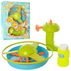 Игрушка Long Bin Toys Летающая тарелка что запускает пузыри 0605