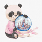 Картина раскраска по  номерам на холсте - 30*30см Идейка КН2353 Шар желаний