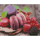 Алмазная живопись мозаика по номерам на холсте - 40*50см Идейка АМО7049 Малиновое настроение