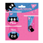 Закладки для книг магнитные YES Meow 3шт 707562