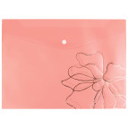 Папка А4 Axent с кнопкой Peachy Mood 1495-28-A