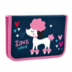 Пенал 1 отделение без отворотов 1 Вересня HP-02 Love XOXO 532819