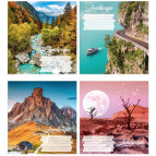 Тетрадь школьная А5+ 168*203мм 96л. Полиграфист 96Л в линию