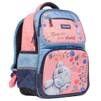 Рюкзак (ранец) школьный 1Вересня 556351 S-105 "MeToYou", розовый/голубой 39*29*15см + ПОДАРОК ТМ YES